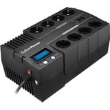 CyberPower - BR700ELCD - Back-up UPS-systeem - Zwart - Stroomvoorziening IT-apparaten