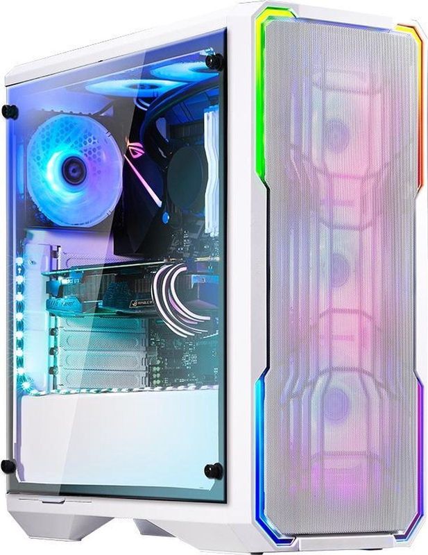 BitFenix - Enso Mesh RGB - PC-behuizing - Wit - E-ATX