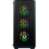 BitFenix - Nova Mesh SE TG - PC-behuizing - Zwart - Met RGB-verlichting