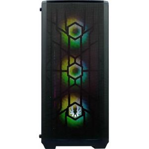 BitFenix - Nova Mesh SE TG - PC-behuizing - Zwart - Met RGB-verlichting