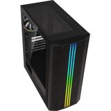 Bitfenix Saber Mesh Rgb - Pc-behuizing - Zwart - Staal, Mesh, Plastic, Gehard glas