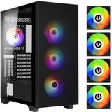 BitFenix - Flow - PC Behuizing - Zwart - Middelgroot - ARGB