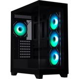 BitFenix - CETO Premium Edition - PC-behuizing - Zwart - Gehard Glas