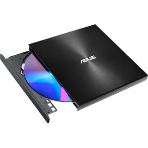 ASUS ZenDrive U9M SDRW-08U9M-U - Schijfstation - DVD�RW (�R DL) - 8x/8x - USB 2.0 - extern - zwart - voor 15; ROG Strix G15; ROG Zephyrus Duo 15; ROG Zephyrus G14; TUF505; ZenBook 13