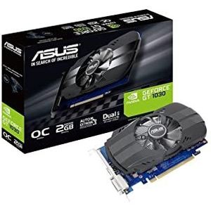 Asus Phoenix GeForce PH-GT1030-O2G Grafische Kaart (Nvidi - PCIe 3. - 2GB GDDR5 Geheuge - HDM