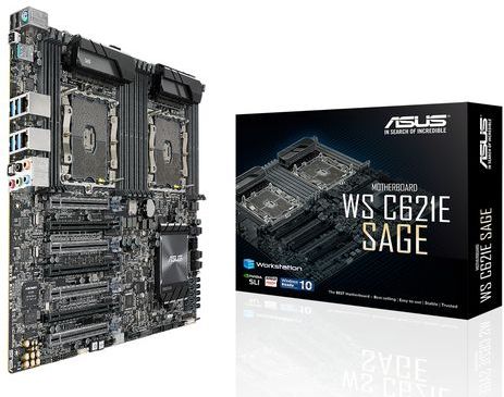 ASUS WS C621E SAGE (BMC) Intel® C621 LGA 3647 (Socket P) EEB