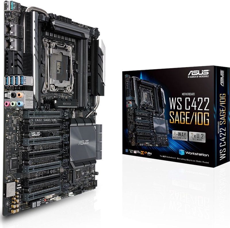 ASUS WS C422 SAGE/10G Intel® C422 LGA 2066 (Socket R4) CEB