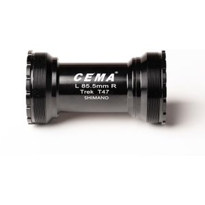 CEMA Halterung Achse T47 TREK Shimano-RVS-Schwarz