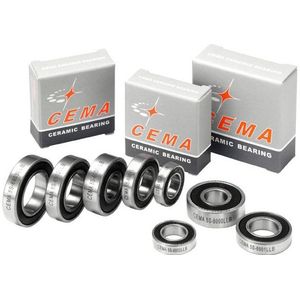 Cema Kogellager 6002 15 x 32 x 9 Stahl