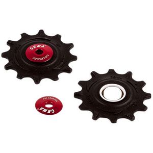 CEMA derailleurwieltjes PVC Sram XX1/XO1 Full Kera.11v zwart