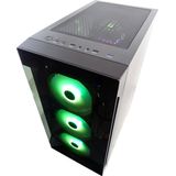 TALOS E2 ELITE - Mid-Tower Behuizing - Zwart - Gehard Glas