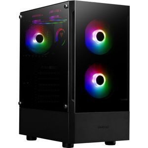 Gamdias - Argus E3 v2 RGB - PC-behuizing - Zwart - ATX