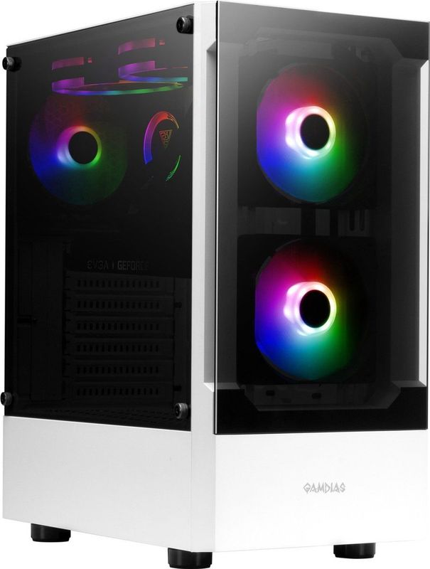 GAMDIAS - Talos E3 - Wit - Gaming Case - RGB LED Verlichting
