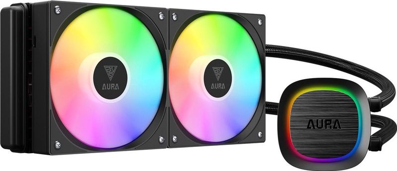 GAMDIAS - Aura GL 240 V2 - RGB CPU Liquid Cooler - 240mm - Intel en AMD - ARGB LED Verlichting