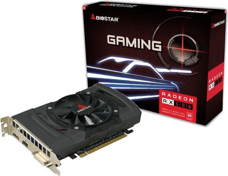 Radeon - Rx 550 - Videokaart - 4 Gb - Gddr5 - Actieve Koeling