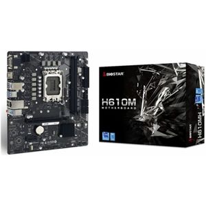 Biostar MB H610MH H610,S1700,mATX,Intel (LGA 1700, Intel H610, mATX), Moederbord