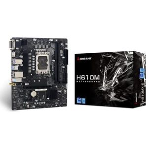 Biostar Mère H610MX-E kaart (Intel LGA 1700) Micro ATX