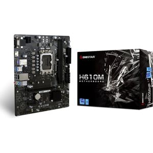 Biostar H610MHP - Moederbord - mATX - Intel LGA 1700 - Ondersteunt tot 64 GB DDR4-RAM