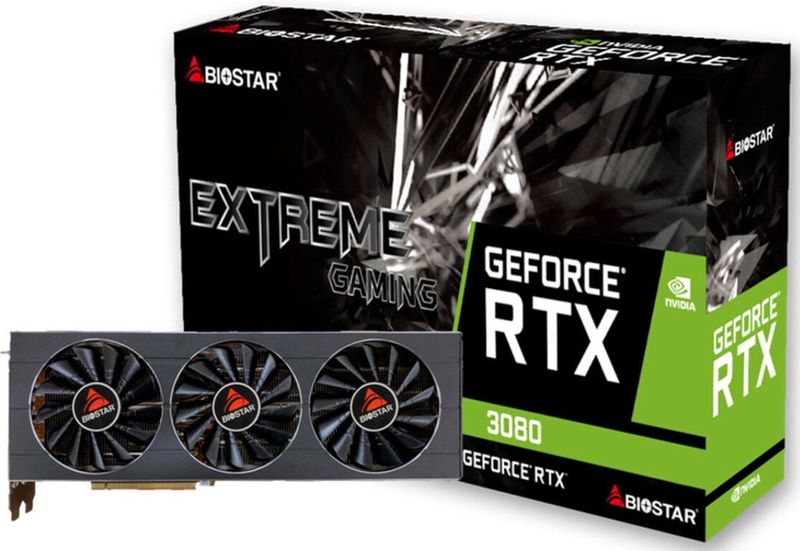 Biostar - VN3806RMT3 - Grafische Kaart - NVIDIA GeForce RTX 3080 - 10 GB GDDR6X