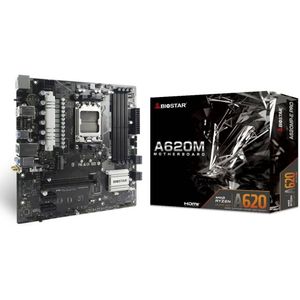 BioStar A620MP-E Pro Moederbord Socket AMD AM5 Vormfactor Micro-ATX Moederbord chipset AMD® A620