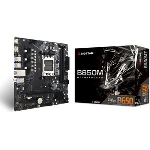 Biostar - B650MT - Moederbord - Zwart - mATX - DDR5