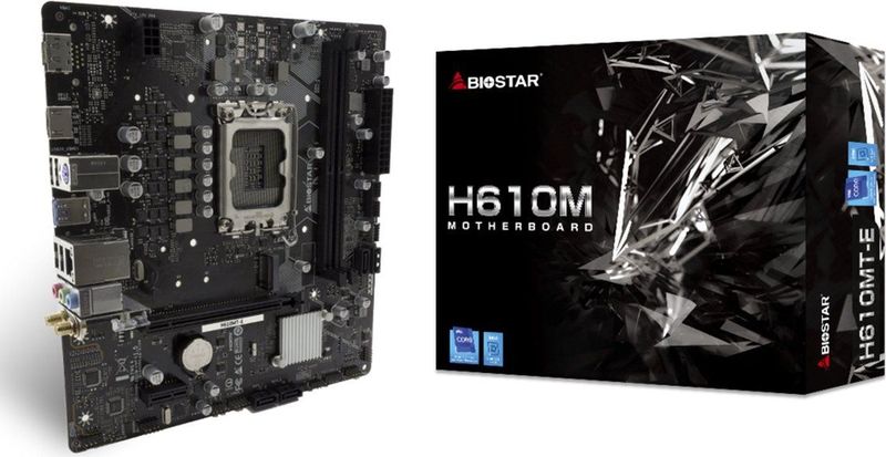 Biostar - H610MTE - Moederbord - LGA 1700 - mATX - Intel H610