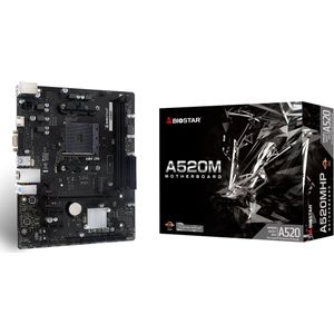 Biostar - A520mhp Moederbord - Micro ATX - AMD Ryzen 3000/4000/5000 Series