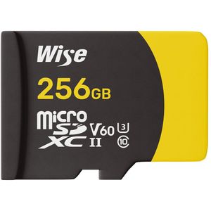Wise - microSDXC UHS-II V60 - Geheugenkaart - 256 GB