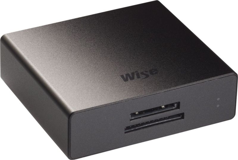 Wise - CFexpress Type A SD UHS-II Kaartlezer - Zwart - Aluminium - USB 3.2 Gen 2