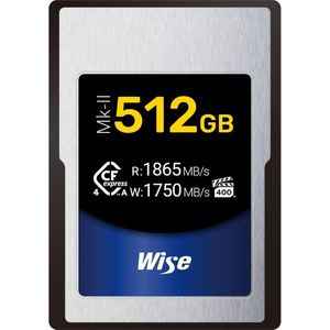Wise - CFexpress 4.0 Type A Mk-II - Geheugenkaart - 512 GB - PCIe Gen 4x1 NVMe