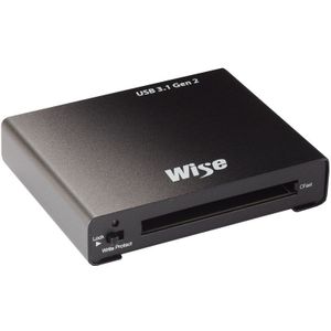 Wise - CFast 2.0 Card Reader - Aluminium - USB 2.0/3.1 - 1000 MB/s