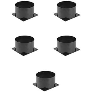 UOMOZ 5 Stuks Fan Lijkwade Duct Cooling Ducting Vent Lijkwade Ventilatie 120Mm voor Antminer 4 Inch Fan S5 S7 S9 L3 +