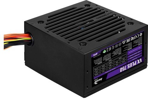 AeroCool - VX PLUS 750 - PC Voeding - Zwart - 80 PLUS Gold - 750 Watt