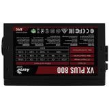 Aerocool - Aeropgsvx-800plus-80 Voeding - Zwart - 800W - 80 Plus