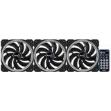 Aerocool Orbit RC 3x120MM RGB/GAMING +Remote 14.1dB/ RGB