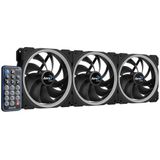 Aerocool Orbit RC 3x120MM RGB/GAMING +Remote 14.1dB/ RGB