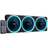 Aerocool Orbit RC 3x120MM RGB/GAMING +Remote 14.1dB/ RGB