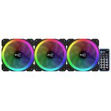 Aerocool Orbit RC 3x120MM RGB/GAMING +Remote 14.1dB/ RGB