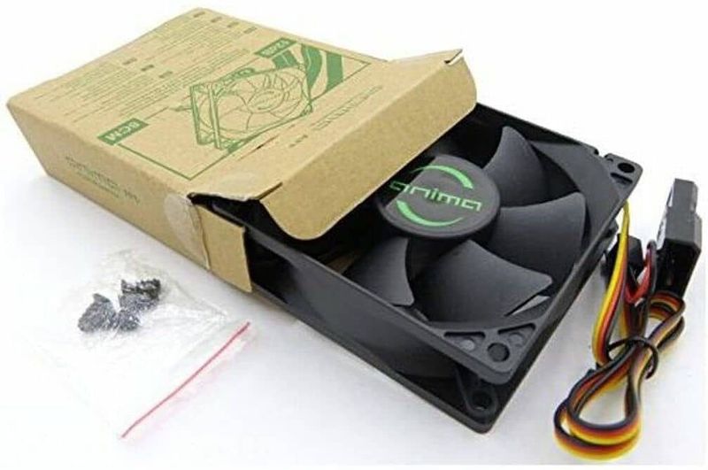 Anima - AF8 - Ventilator - Zwart - 8 cm