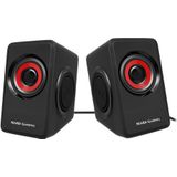 Mars Gaming - MS1 - Luidsprekers - Zwart & Rood - 10 Watt
