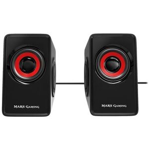 Mars Gaming - MS1 - Luidsprekers - Zwart & Rood - 10 Watt