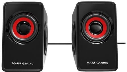 Mars Gaming - MS1 - Luidsprekers - Zwart & Rood - 10 Watt