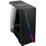 Aerocool - Cyclon - PC Behuizing - Zwart - Acryl Zijpaneel - RGB LED Frontpaneel