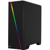 Aerocool - Cyclon - PC Behuizing - Zwart - Acryl Zijpaneel - RGB LED Frontpaneel