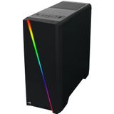 Aerocool - Cyclon - PC Behuizing - Zwart - Acryl Zijpaneel - RGB LED Frontpaneel