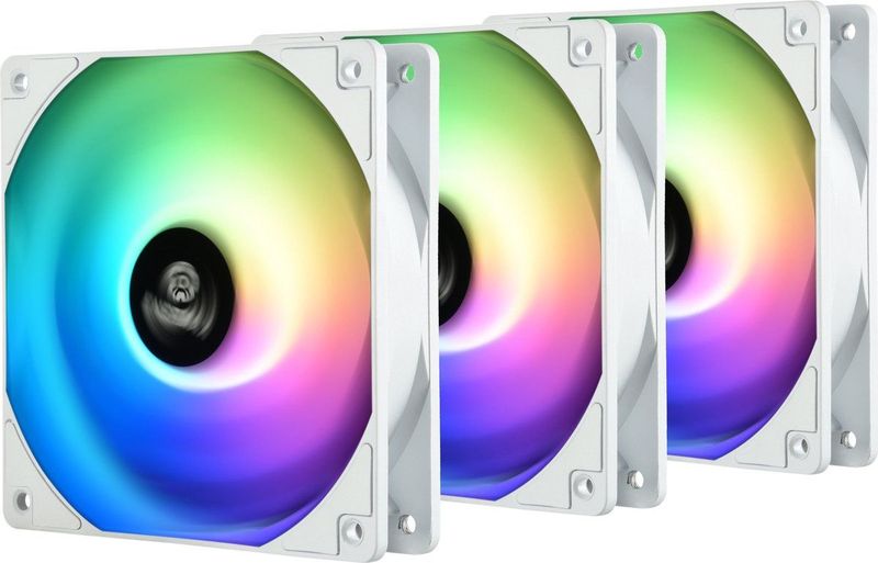 Enermax - HF120 ARGB - Ventilator - Wit - 120 mm - 3 Eenheden