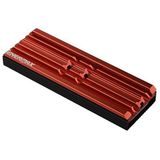 ENERMAX ESC001 koellichaam rood voor SSD M.2 2280 enkelzijdig dubbelzijdig aluminium, heatsink compatibel met PS5