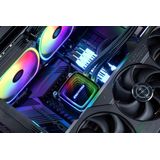 Enermax - Aquafusion ADV ARGB 240 AIO CPU Waterkoeling - Zwart - Dubbele Kamerpomp - ARGB Infinite Mirror