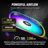 Enermax - Aquafusion ADV ARGB 240 AIO CPU Waterkoeling - Zwart - Dubbele Kamerpomp - ARGB Infinite Mirror