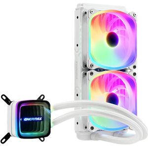 Enermax - Aquafusion ADV ARGB 240 AIO CPU Waterkoeling - Wit - 360W+ TDP